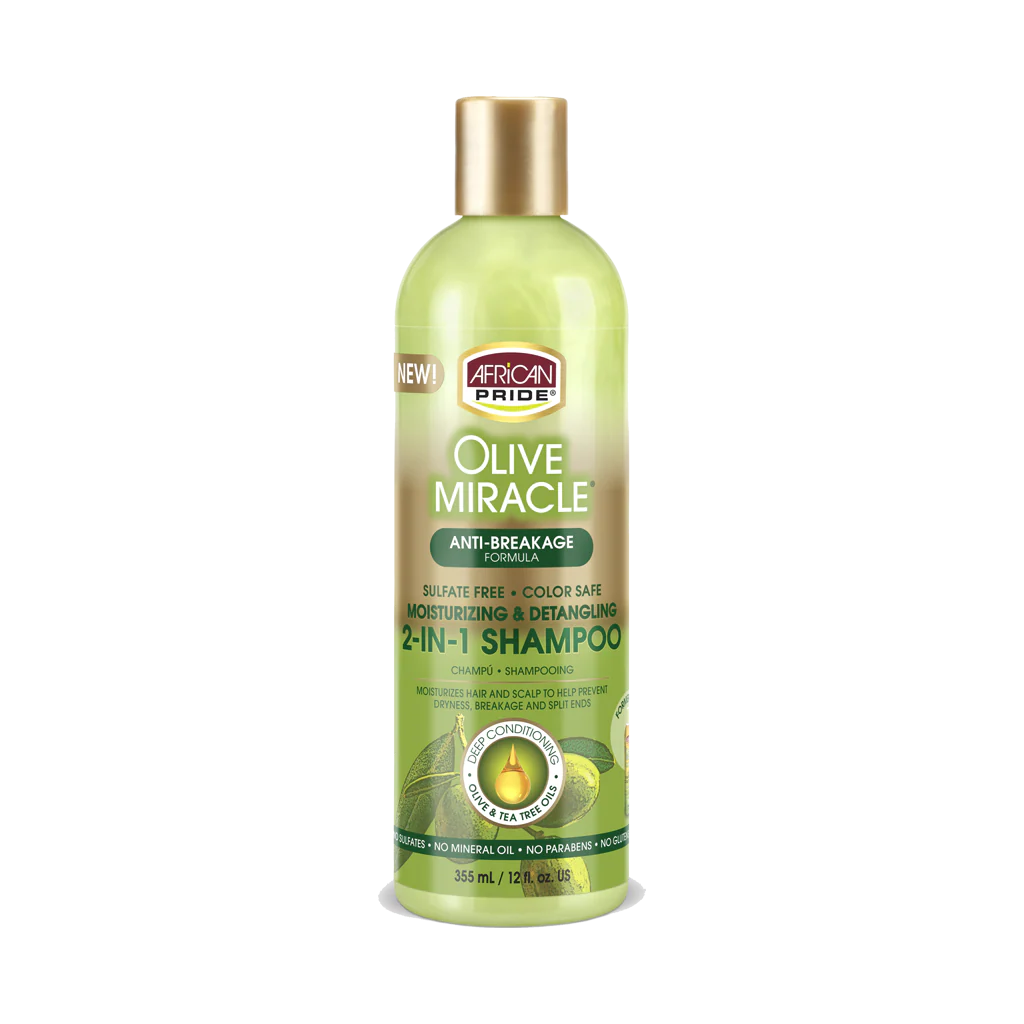 African Pride Olive Miracle 2-in-1 Shampoo