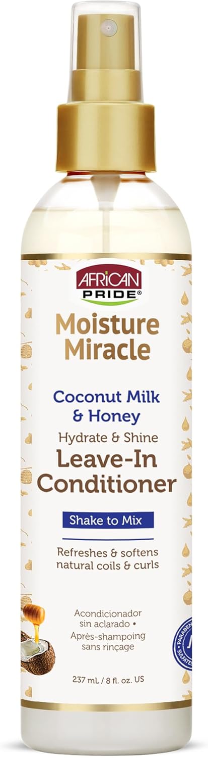 African Pride | Moisture Miracle | Coconut Milk & Honey Leave-in Conditioner