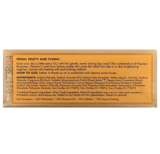 SHEA MOISTURE Papaya & Vitamin C Revive & Brighten Bar Soap,