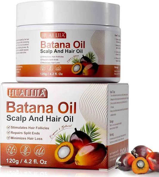 HUALIJIA Organic Batana Oil for Hair Growth - Pure Honduran Batana Oil