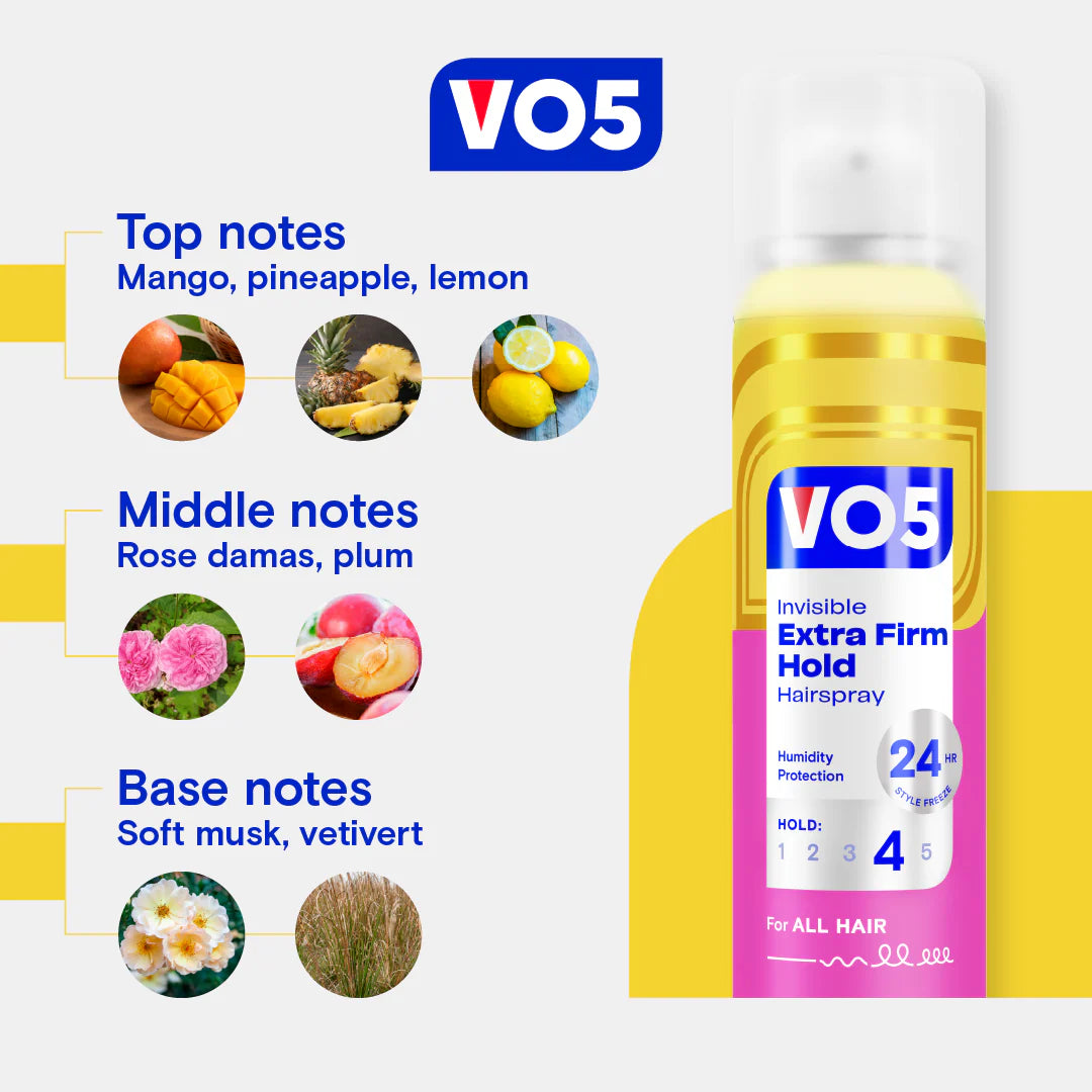 VO5 Extra Firm Hold Hairspray 400ml