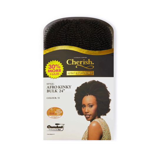 Cherish Bulk Afro Kinky Braiding Hair 24"