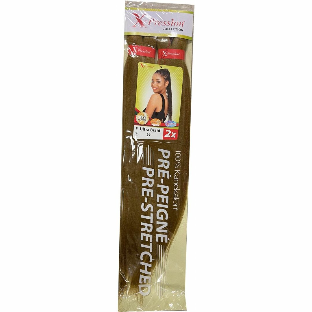 X-Pression Ultra Braid Pre-Stretched 100% KANEKALON