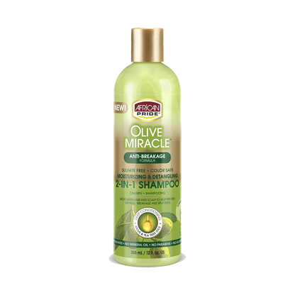 African Pride Olive Miracle 2-in-1 Shampoo