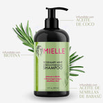 Mielle Organics Rosemary Mint Strengthening Shampoo 12oz & Scalp oil 2oz Duo set