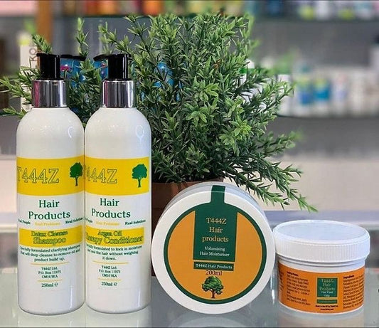 T444Z Set of 4 (Hair Food, Shampoo, Conditioner & Moisturizer)