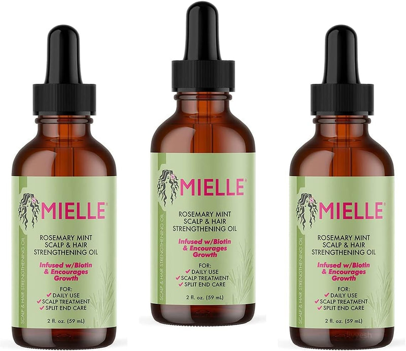 Mielle Rosemary Mint Strengthening Hair Oil (Pack of 3)