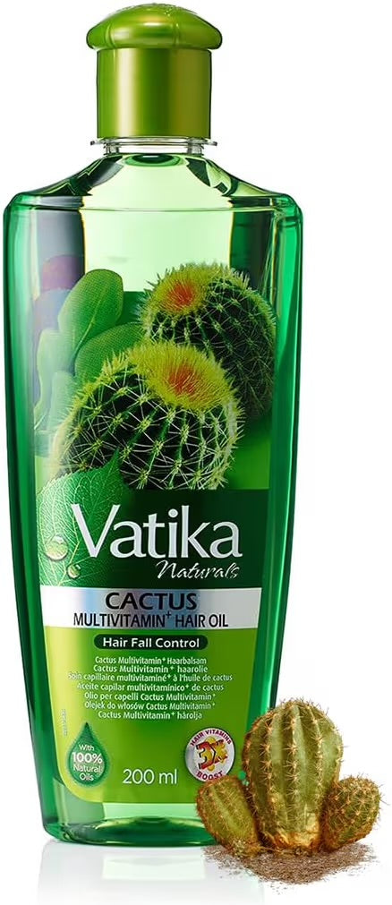 Dabur Vatika Cactus Enriched Hair Oil for Hair Fall Control