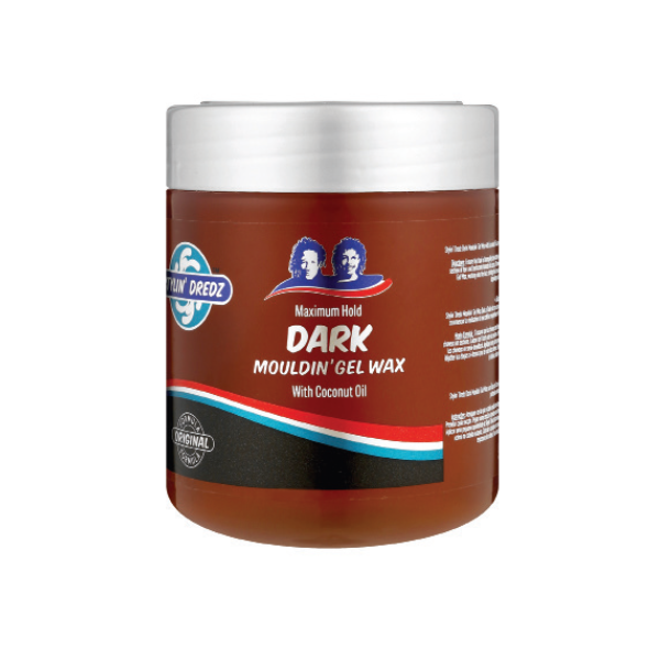 STYLIN DREDZ MAXIMUM HOLD DARK MOULDIN GEL WAX WITH COCONUT OIL