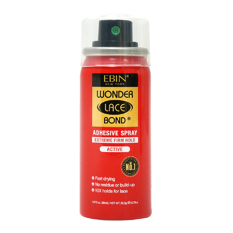 Ebin Wonder Lace Bond Wig Adhesive Spray Extreme Firm Hold ACTIVE