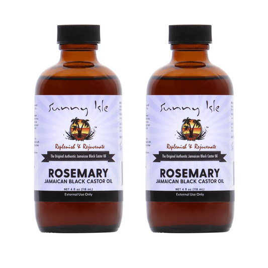 Sunny Isle Rosemary Jamaican Black Castor Oil (Pack of two)