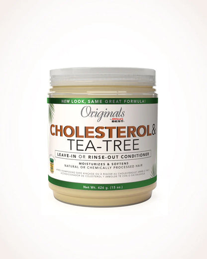 Cholesterol & Tea-Tree Leave In or Rinse Out Conditioner