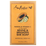 SHEA MOISTURE Papaya & Vitamin C Revive & Brighten Bar Soap,