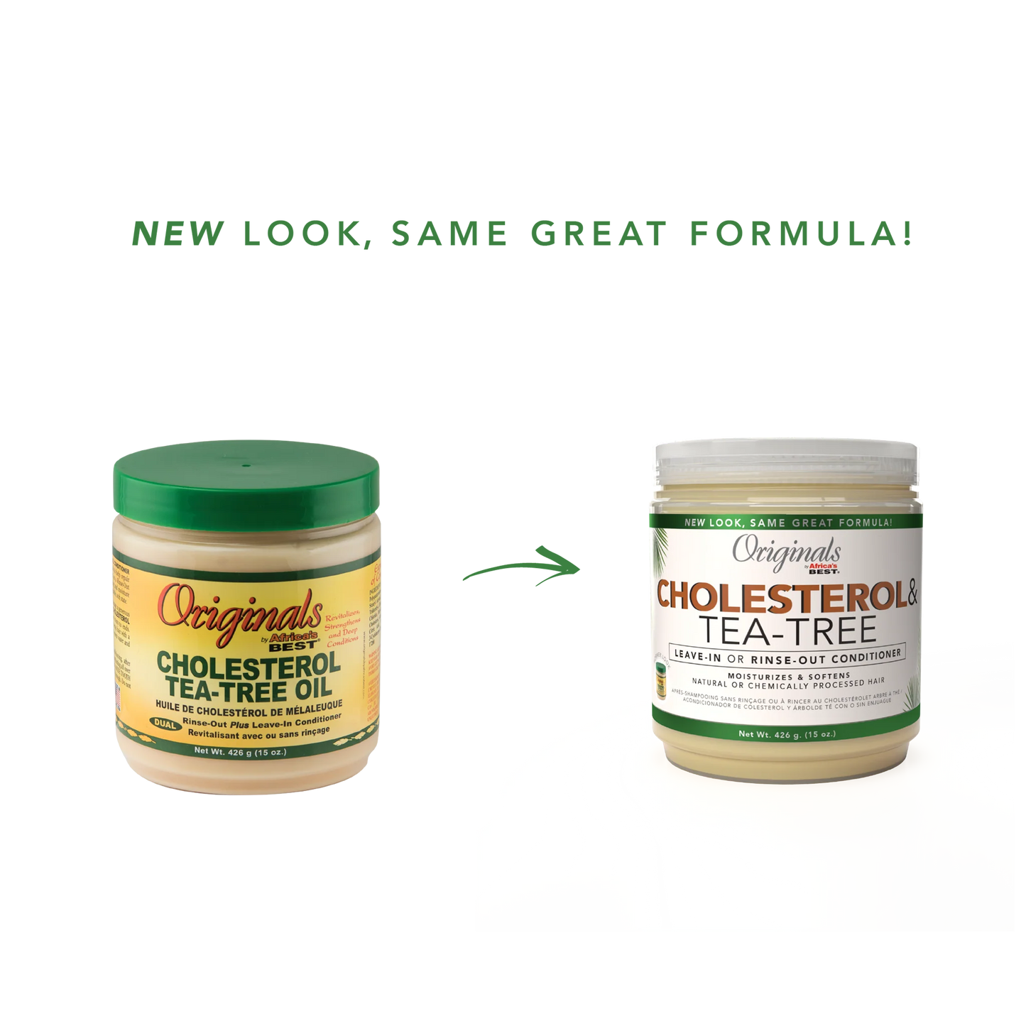 Cholesterol & Tea-Tree Leave In or Rinse Out Conditioner