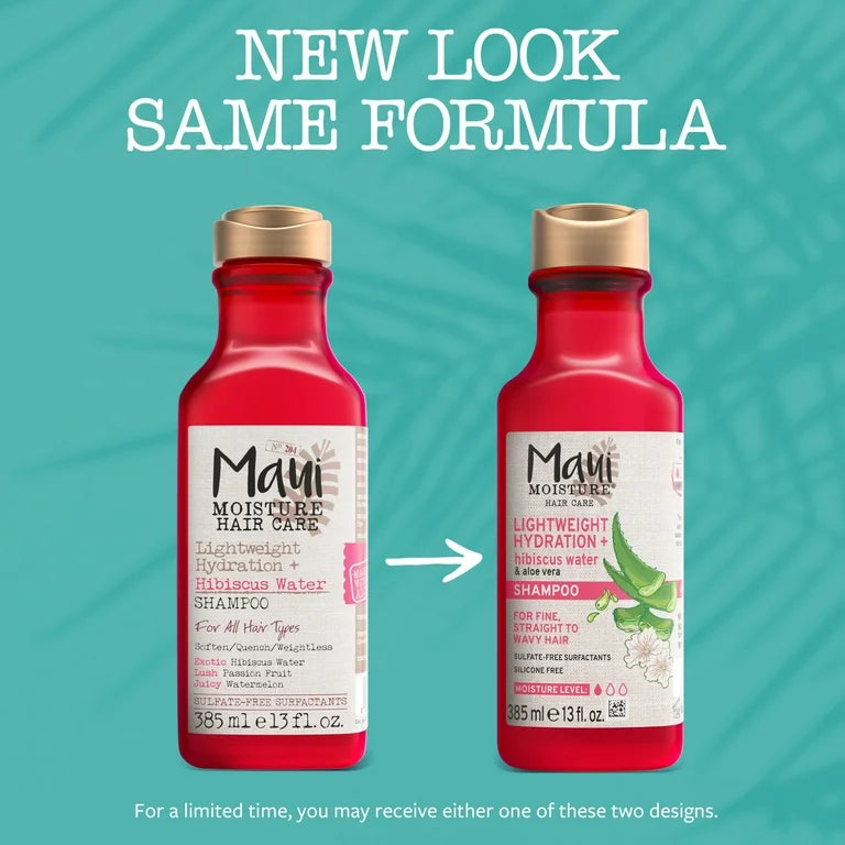Maui Moisture Lightweight Hydration+ Hibiscus Water Shampoo