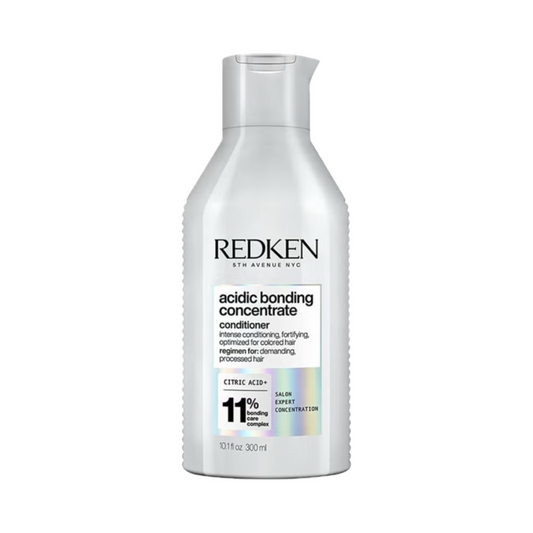 Redken Acidic Bonding Concentrate Shampoo 300ml, Conditioner 300ml and Leave-In Treatment 150ml Bond Repair Bundle