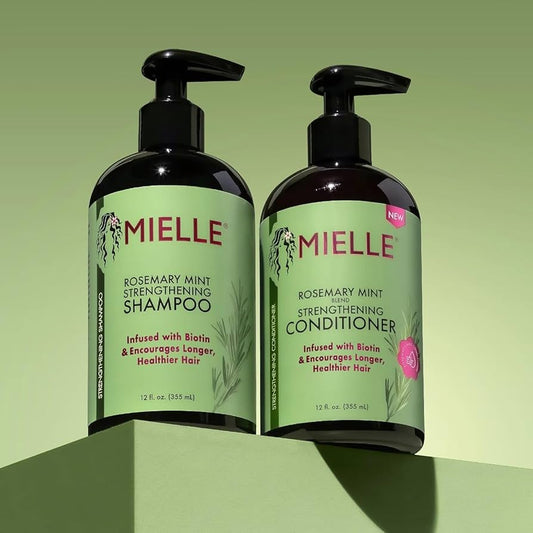 Rosemary Mint Strengthening Shampoo and Leave-In Conditioner Duo