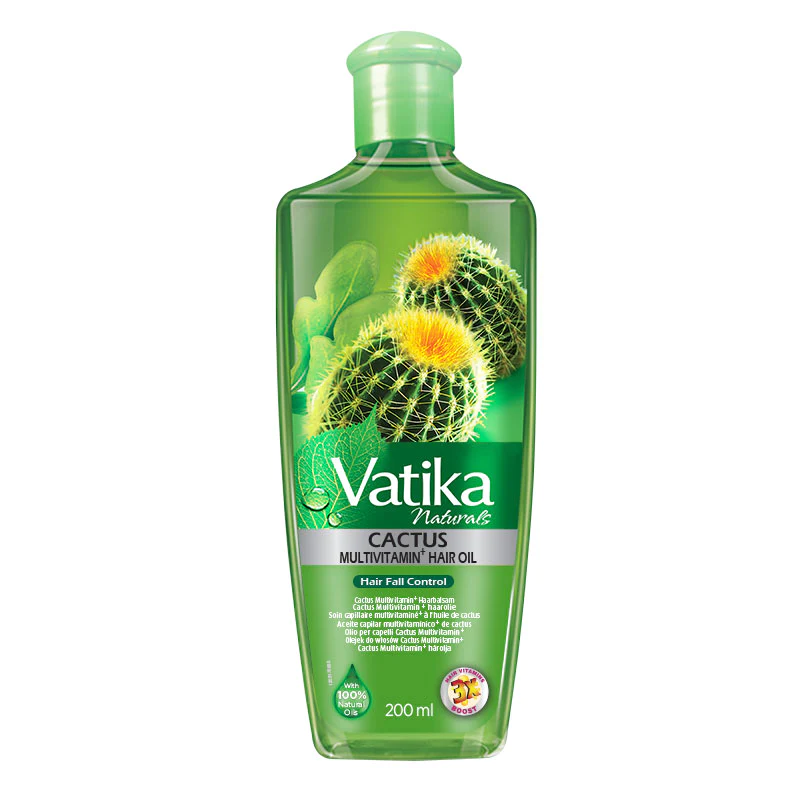 Dabur Vatika Cactus Enriched Hair Oil for Hair Fall Control