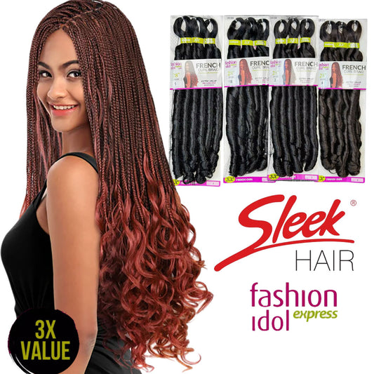 Fashion Idol Express Pre-Stretched Knotless French Curl Braid