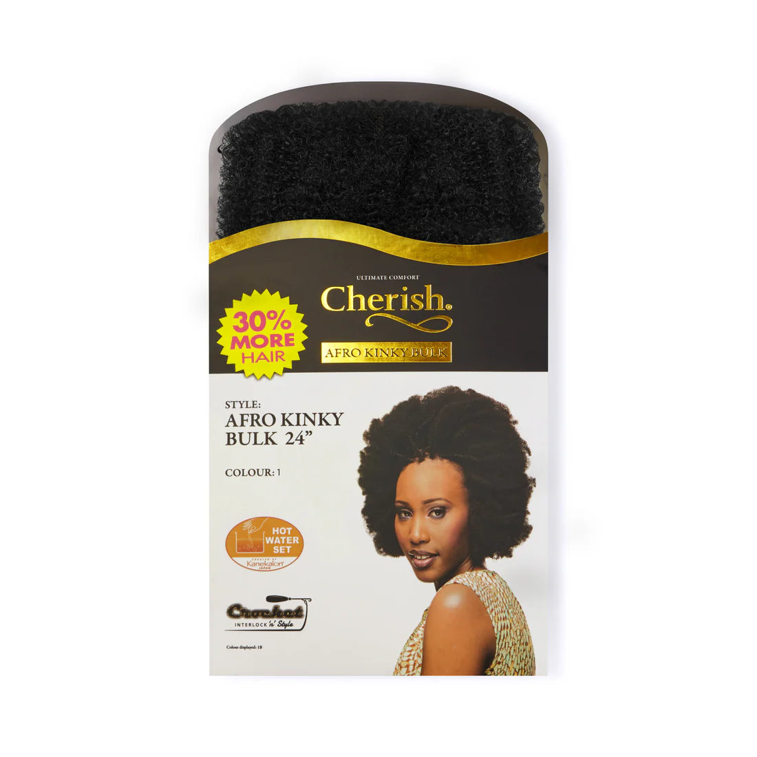 Cherish Bulk Afro Kinky Braiding Hair 24"