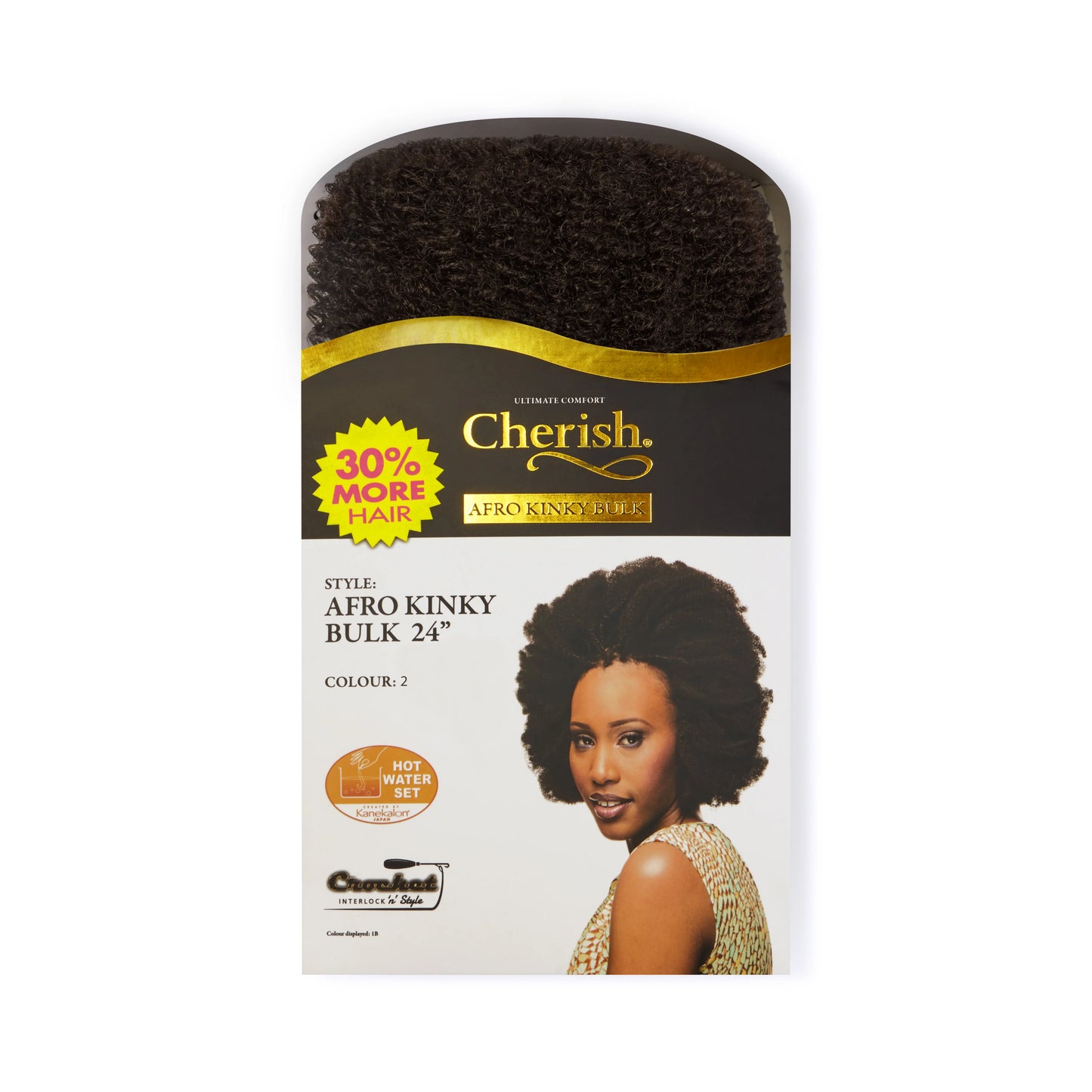 Cherish Bulk Afro Kinky Braiding Hair 24"