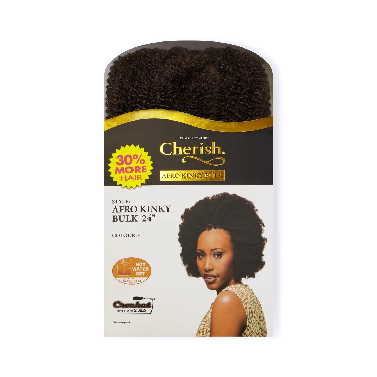 Cherish Bulk Afro Kinky Braiding Hair 24"