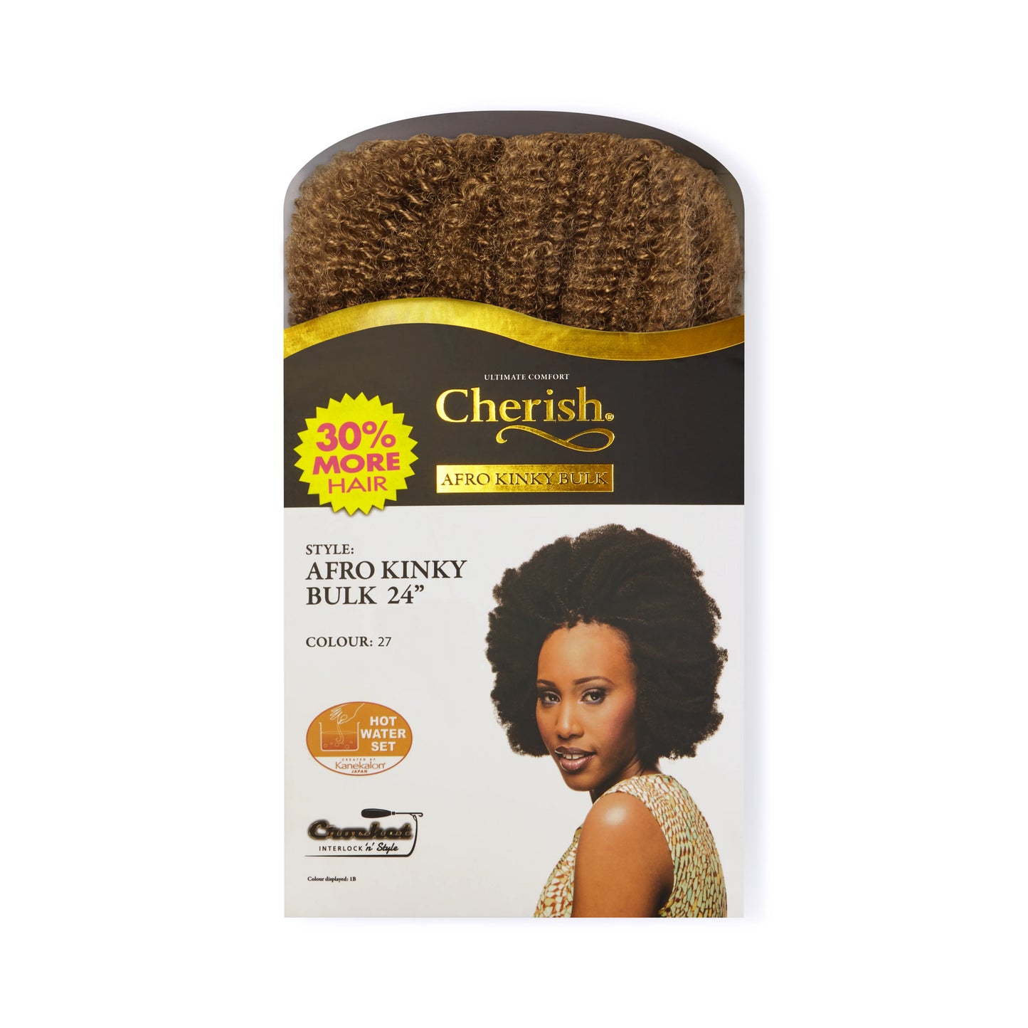 Cherish Bulk Afro Kinky Braiding Hair 24"