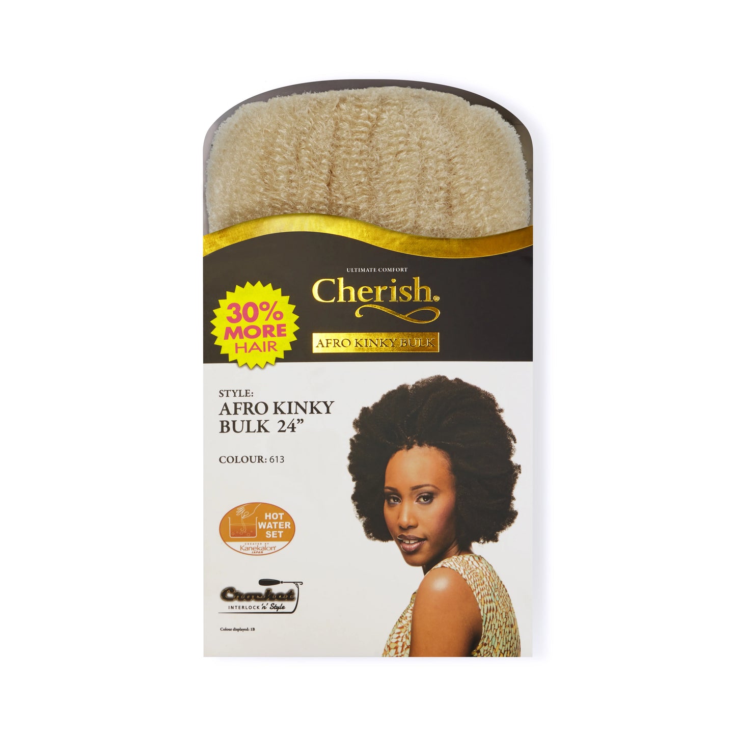 Cherish Bulk Afro Kinky Braiding Hair 24"