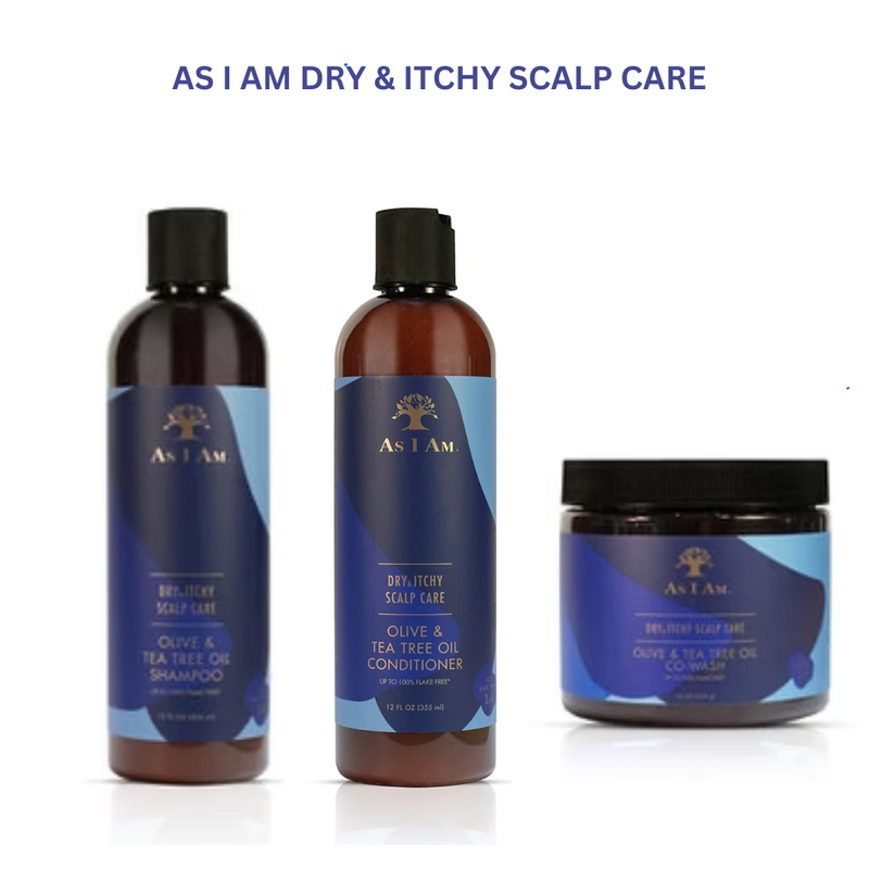 As I Am Dry & Itchy Scalp Care 3-Piece Set - Shampoo, Conditioner & Cowash