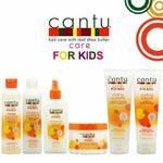 Cantu Care For Kids Gentle Care for Textured Hair - Shampoo + Conditioner + Detangler + Curling Cream (SET OF 4)