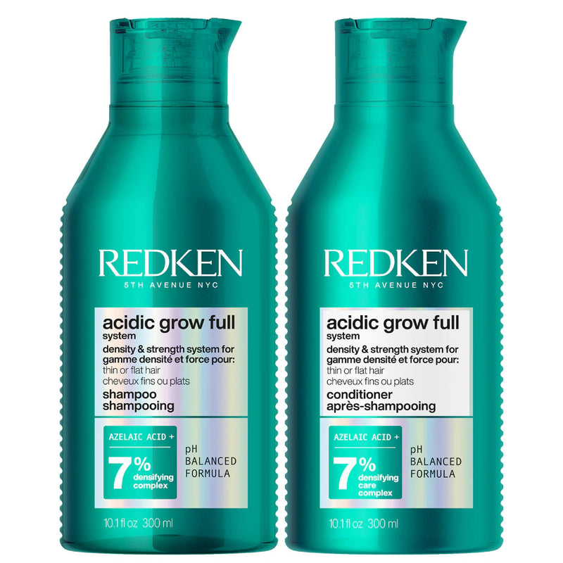 Redken Acidic Grow Full System Densifying Shampoo & Conditioner Twin 2 x 300ml