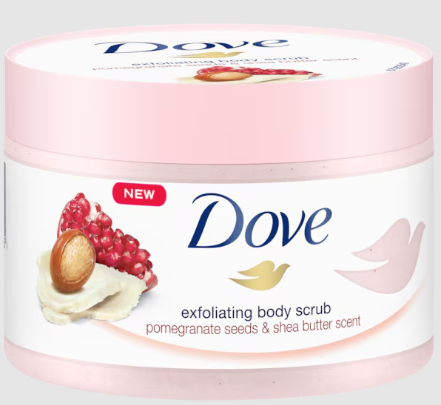 Dove Body Scrub Pomegranate Seeds & Shea Butter